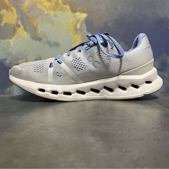 On Cloudsurfer Heather/White Women's Running Shoes Size 8.5 - Picture 12 of 16